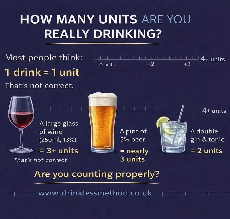 How many alcohol units really Drinking